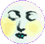 moon with a cunty face